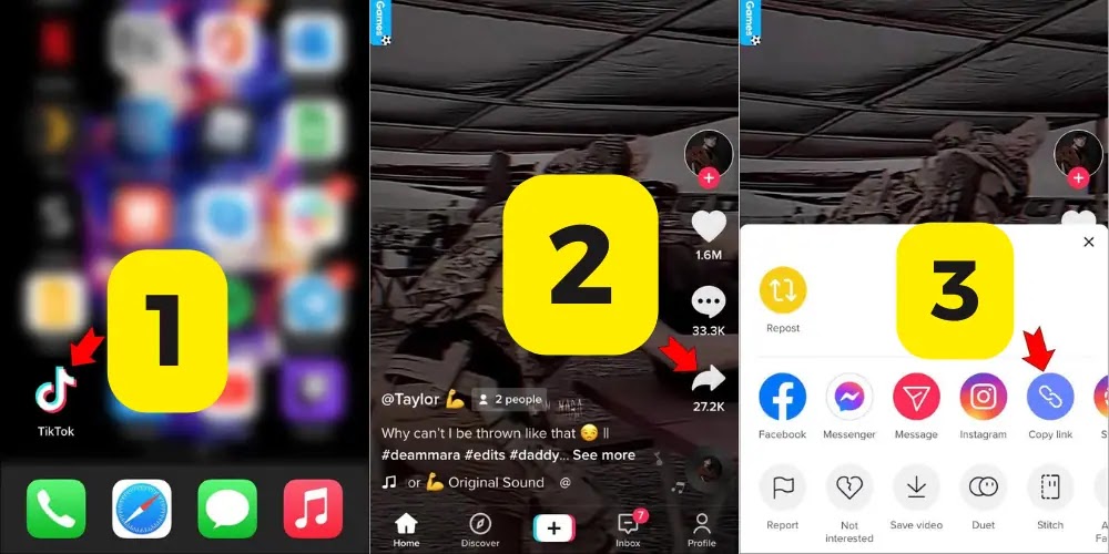 كيفية تنزيل فيديو من تيك توك بدون علامه مائيه